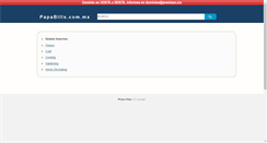 Desktop Screenshot of papabills.com.mx
